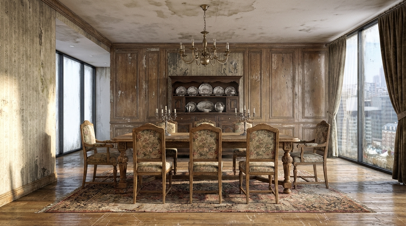 Dining Room before - empty space