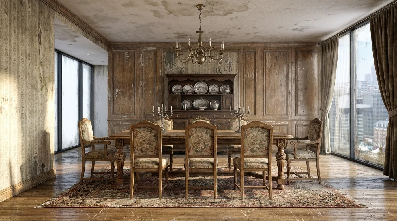 Sala de Jantar before - empty space