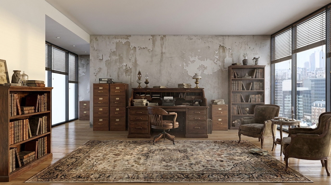 Office before - empty space