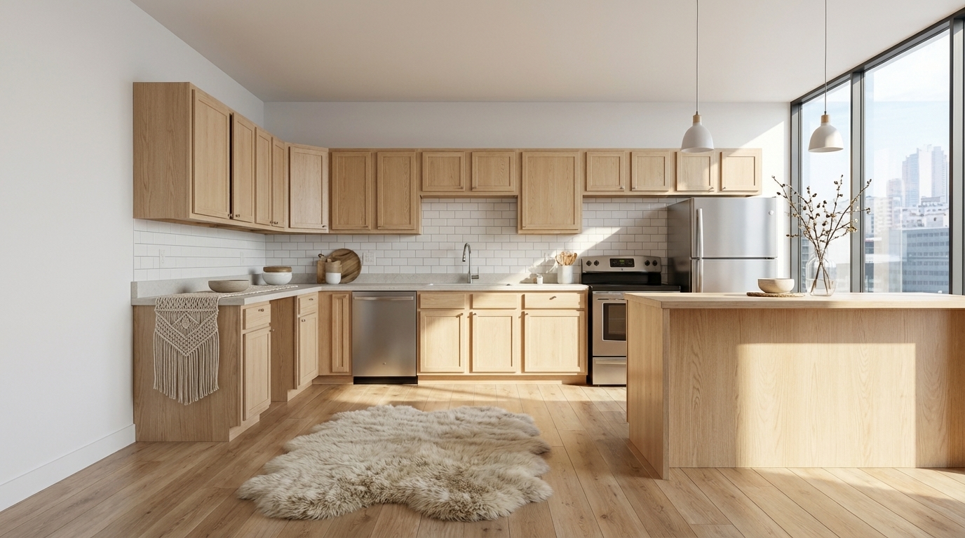 Kitchen after - Scandinavian style