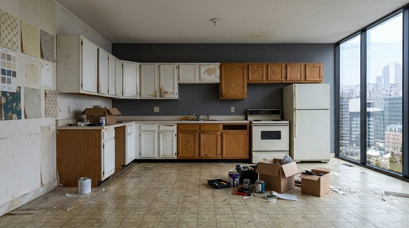 Cocina before - empty space